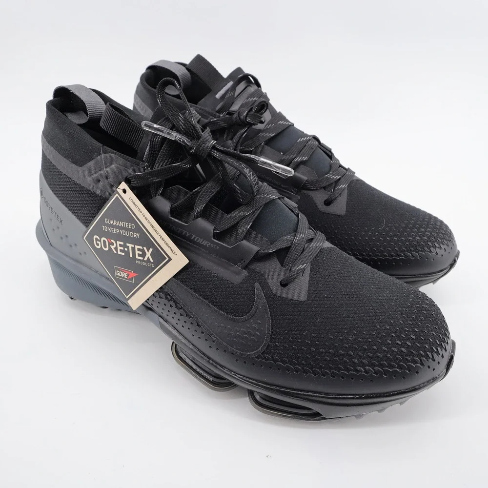 NEW Nike Air Zoom Infinity Tour 2 GTX GORE-TEX Golf Shoes Black Mens 10.5 FV4897